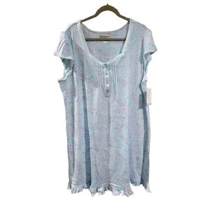 Miss Elaine Paisley Nightgown 2X NWT